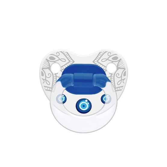 Wee Baby Klasik Nazar Boncuğu Desenli No:2 Damaklı Emzik
