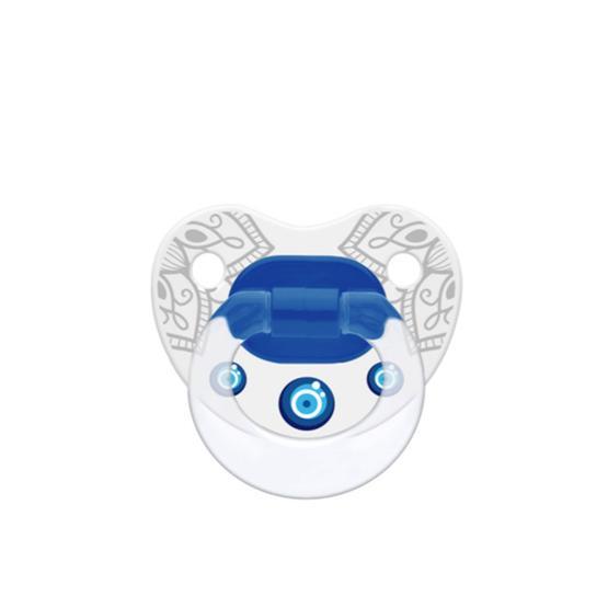 Wee Baby Klasik Nazar Boncuğu Desenli No:2 Damaklı Emzik
