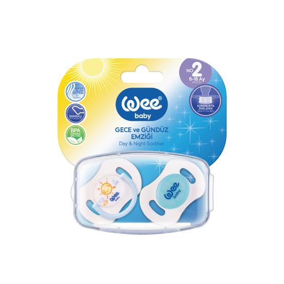Wee Baby No:2 Mavi Gece Gündüz 2'li Emzik