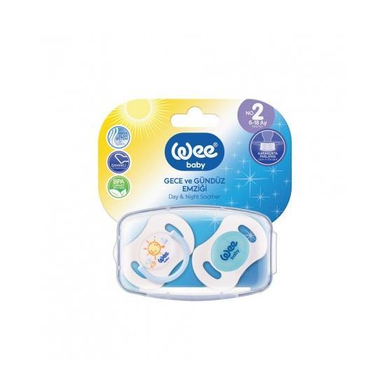 Wee Baby No:2 Mavi Gece Gündüz 2'li Emzik