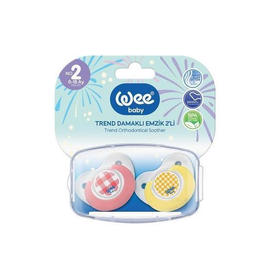 Wee Baby No:2 Trend Damaklı 2'li Emzik Emzik Fiyatı