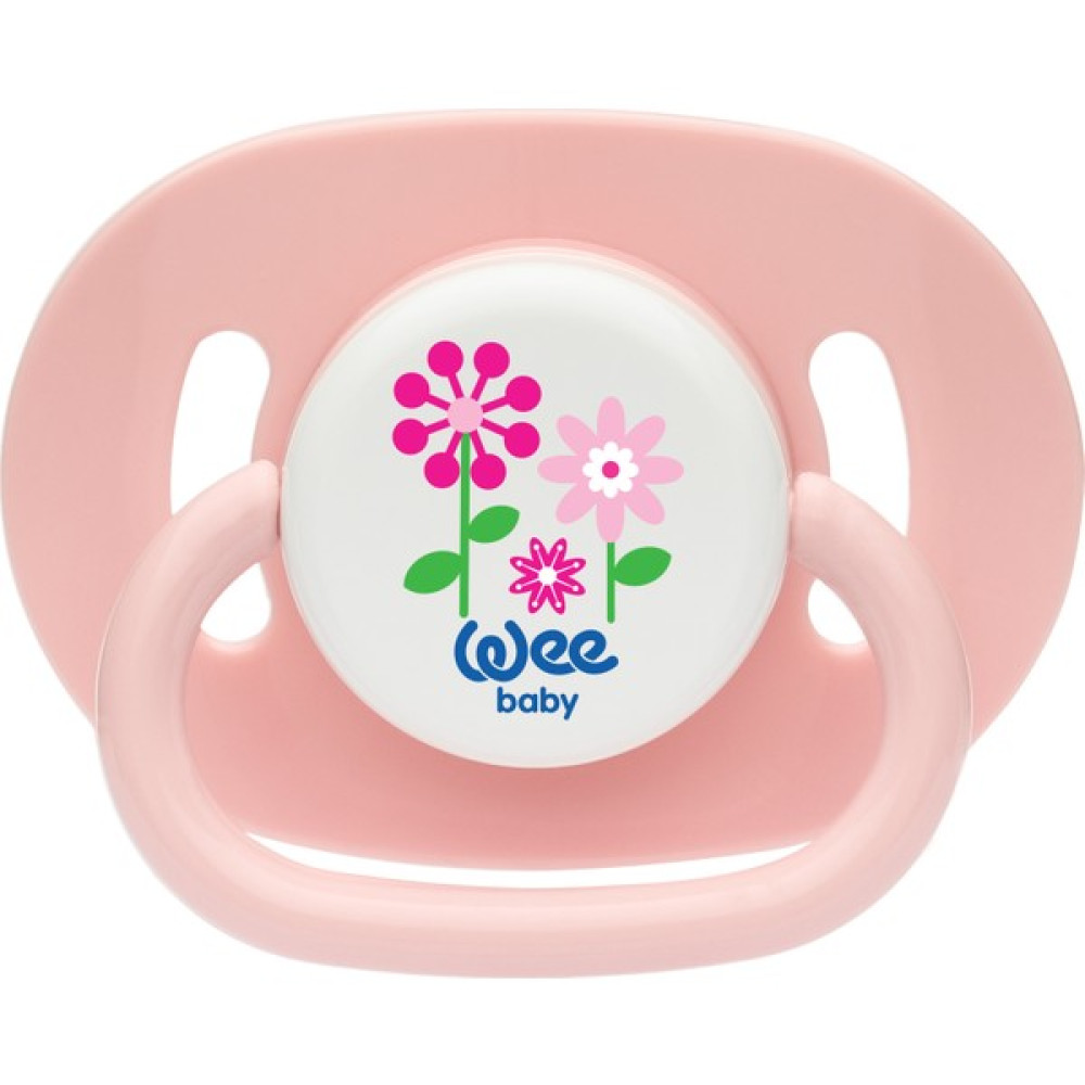 Wee Baby Oval Gövdeli Yuvarlak Uçlu Emzik No:1 - Pembe Emzik Fiyatı