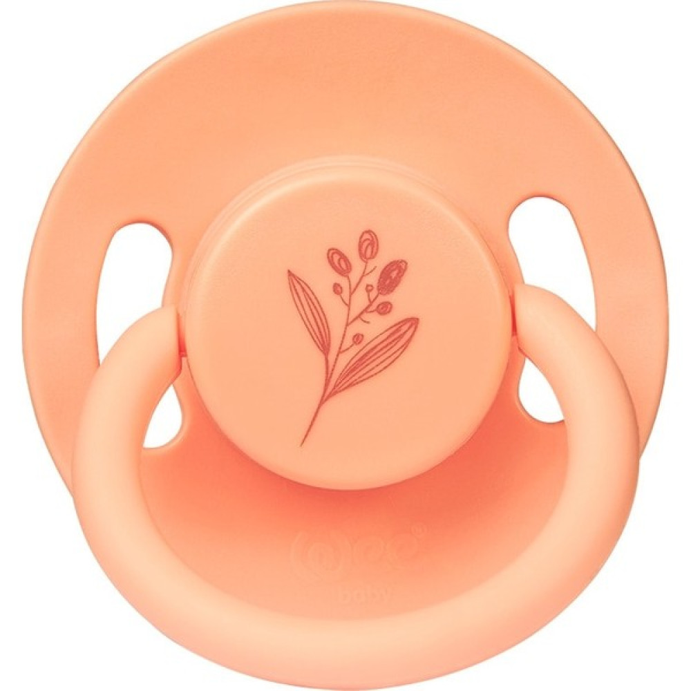 Wee Baby Pure Yuvarlak Kavçuk Emzik 6-18 Ay No:2 - Turuncu - 6 - 18 Ay Emzik Fiyatı