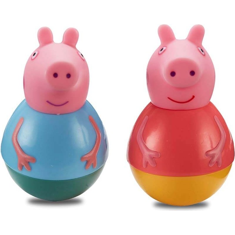 Weebles Peppa Pig 2'li Paket - Peppa Pig ve George Pig - Renkli Diğer Fiyatı