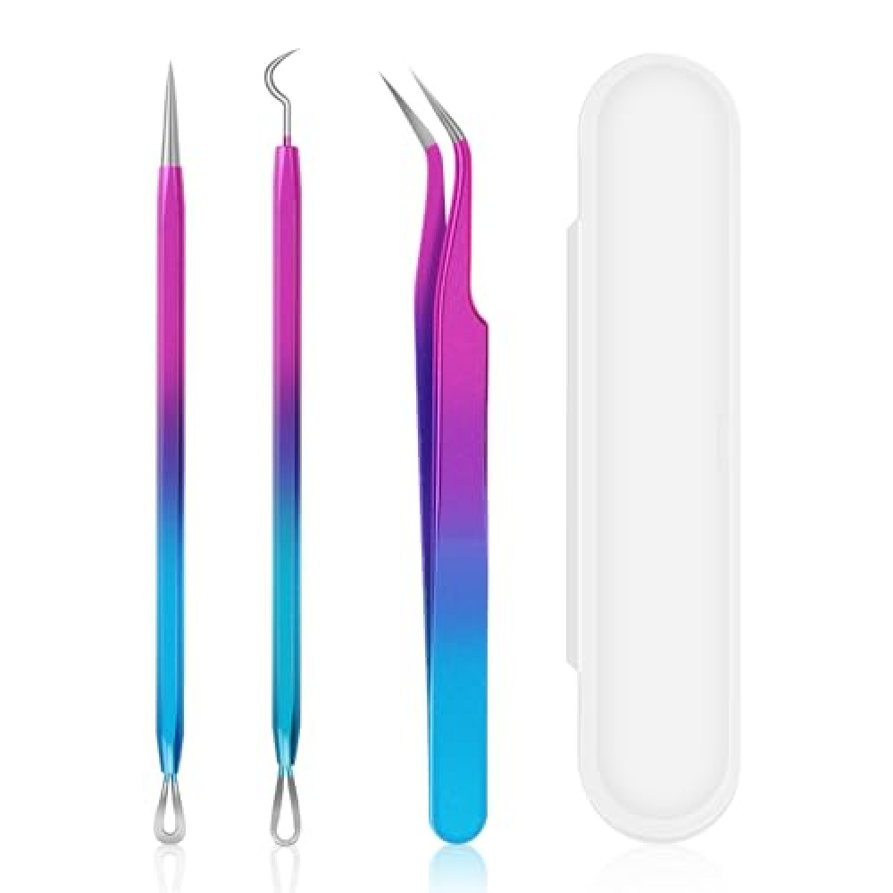 Weeding Tools for Vinyl, Vinyl Weeding Tools for Permanent Vinyl/HTV Vinyl/Holographic Vinyl, Craft Vinyl Weeding Tools Kit with Hook and Pick with Tweezers