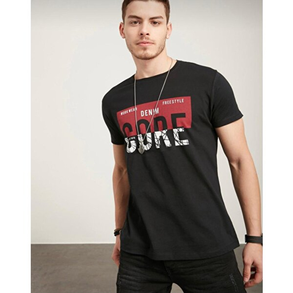 Week Erkek Bisiklet Yaka Core Baskılı T-Shirt Erkek Sweatshirt Fiyatı