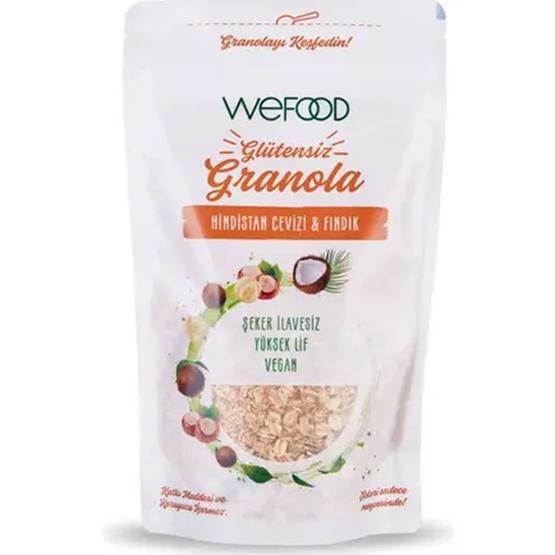 Wefood Glütensiz Granola Hindistan Cevizi & Fındık 250 gr Granola ve Bar Fiyatı