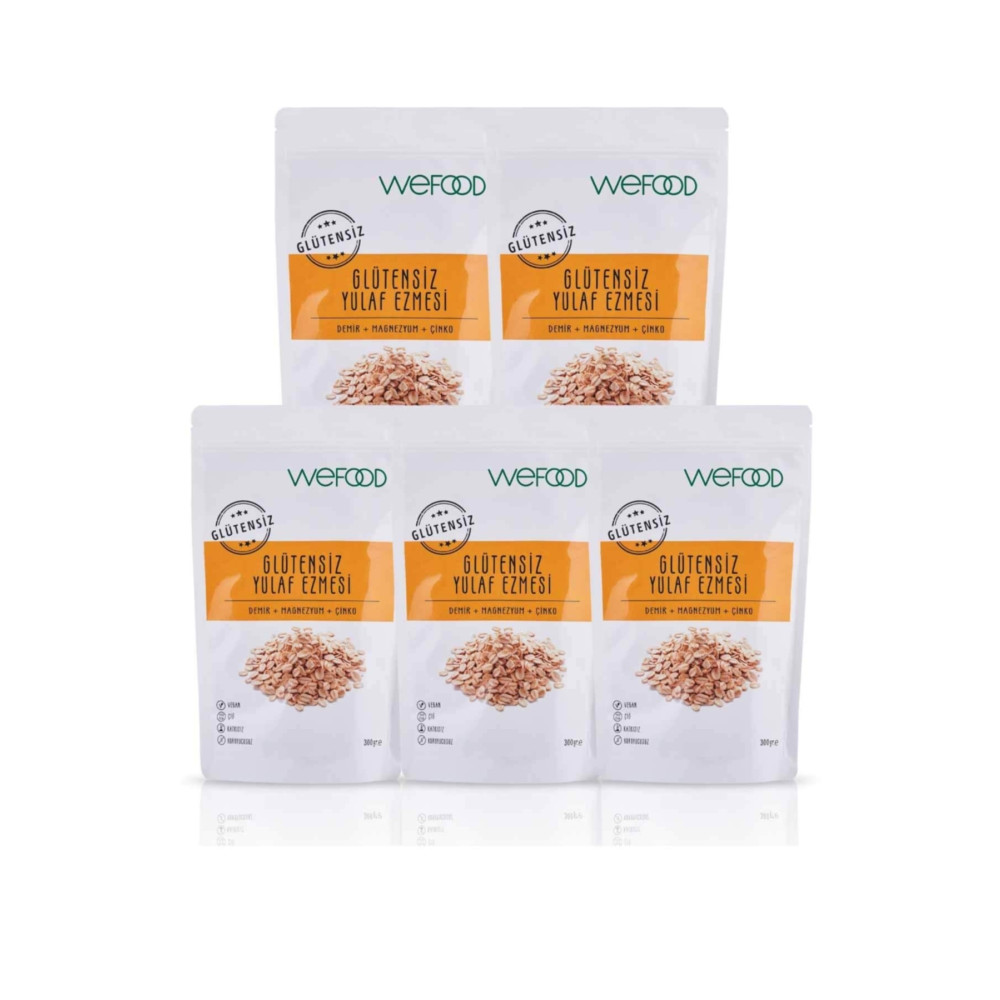 Wefood Glütensiz Yulaf Ezmesi 300 gr 5li Kahvaltılık Gevrek Fiyatı
