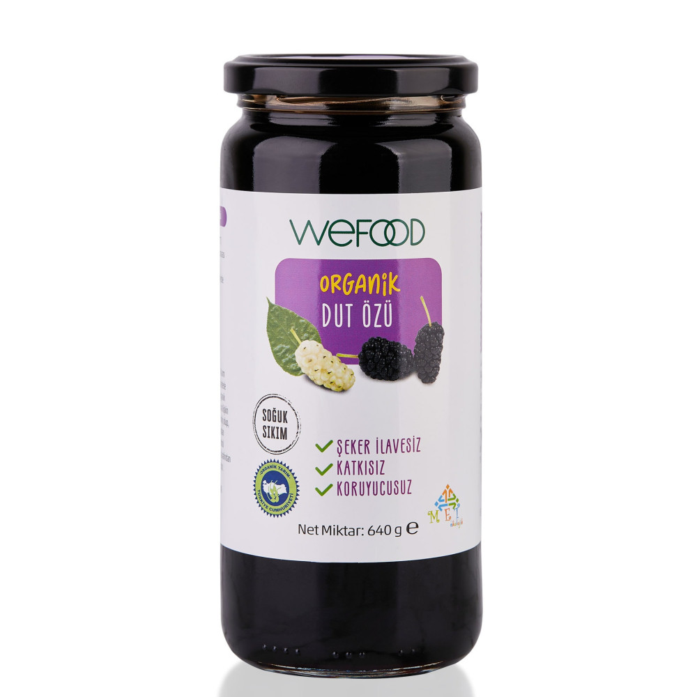 Wefood Organik Dut Özü 640 gr (Soğuk Sıkım) Organik Ürünler Fiyatı