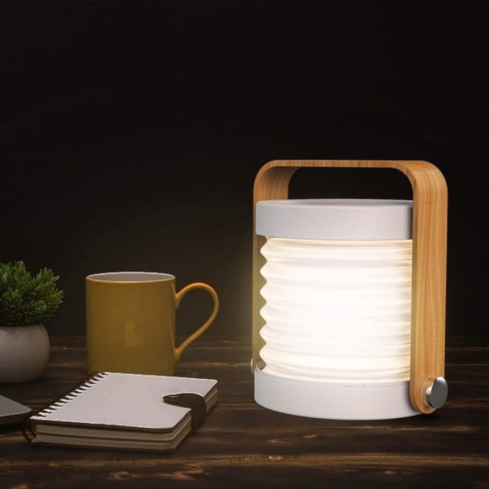 Weichuang Goeco Katlanabilir Başucu Lambası USB Şarj Taşınabilir LED Lamba LED Ahşap Saplı Lamba Taşınabilir Gece Lambası Yatak Odası Başucu Lambas... Masa Lambası Fiyatı
