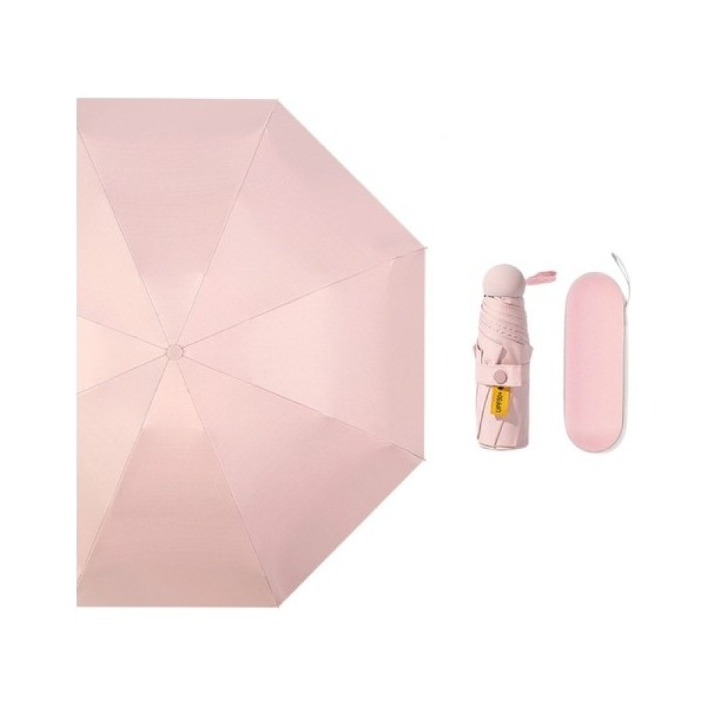 Weichuang Haitn Kapsül Şemsiye Mini Güneş Şemsiye Güneş Koruyucu Ultra Hafif Anti Ultraviyole Küçük Cep Katlanır Şemsiye (Pembe) (Yurt Dışından) Şemsiyeler Fiyatı