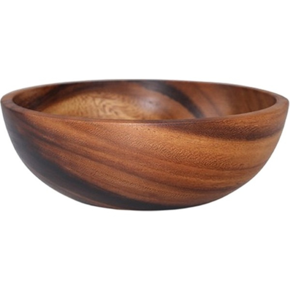 Weichuang Homyl El Oyması Akasya Ahşap Kase Tahıl Pirinç Servis Kase Restoran Sofra 20X7.5 cm (Yurt Dışından) - Kahverengi Kase Fiyatı