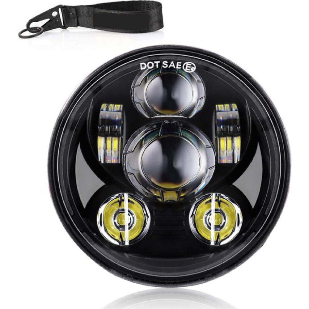 Weichuang Kkmoon 12V Motosiklet Far Yuvarlak LED Sürüş Lambası Far, (Yurt Dışından) - Beyaz - Kırmızı - Siyah - Standart Motorsiklet Lambaları Fiyatı