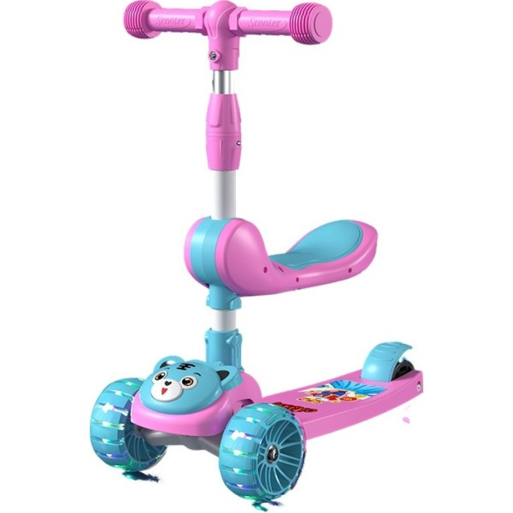 Weichuang Oloey Çocuk Scooter 1-3-6-8-12 Yaş Oturabilir Üçü Bir Arada Yo-Yo Araba Scooter (Yurt Dışından) - Açık Pembe Açık Hava, Deniz ve Spor Oyuncakları Fiyatı
