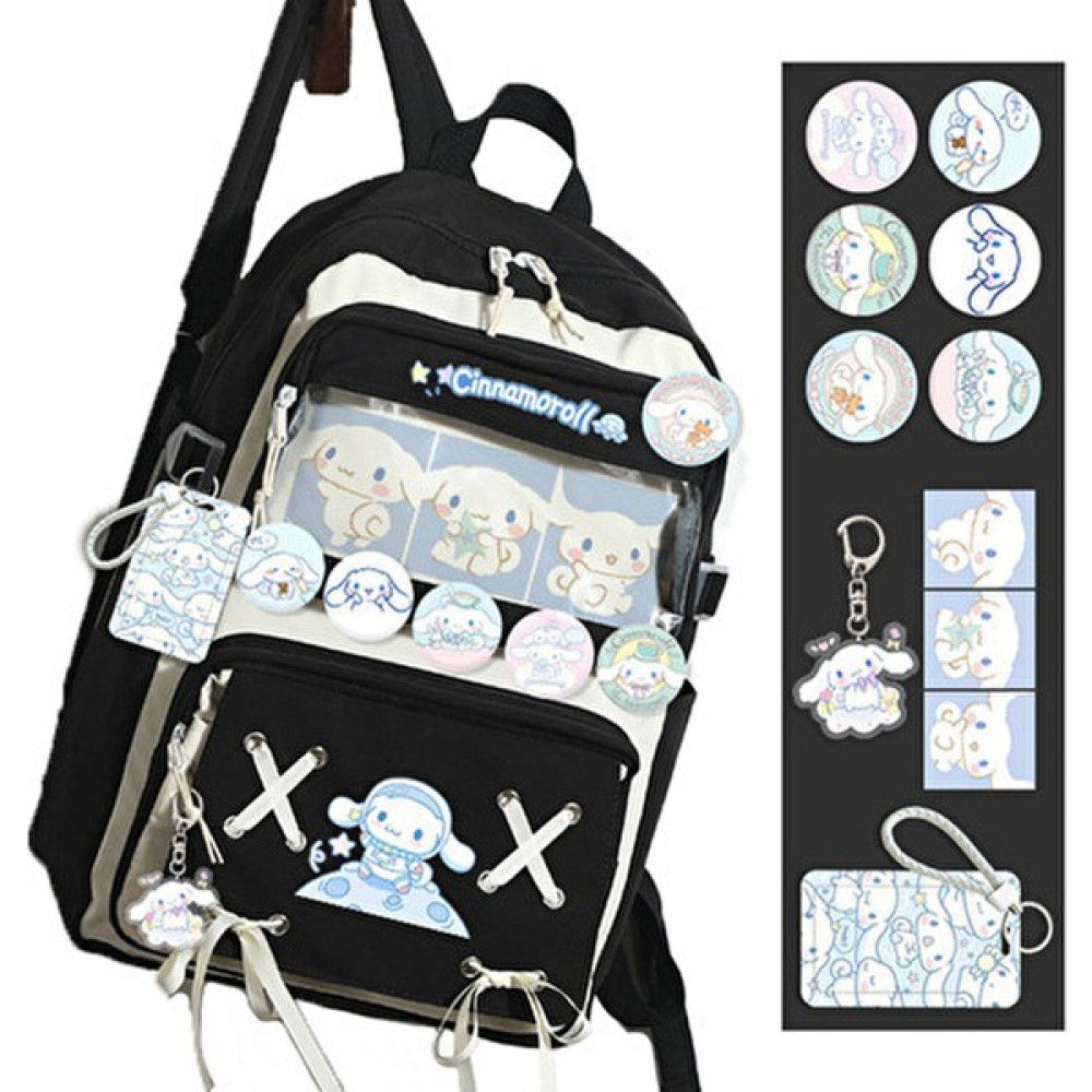 Weichuang Patronum Gençler Için Iğneli ve Iğneli Kawaii Cinnamoroll Sırt Çantası (Yurt Dışından) Unisex Sırt Çantası Fiyatı