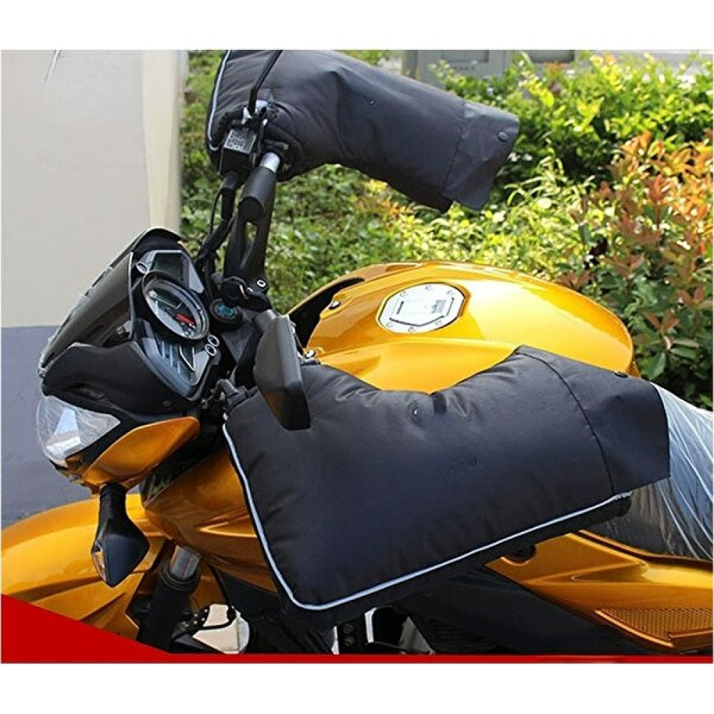 Weichuang Senzhuo Su Rüzgar Geçirmez Elektrikli Motor Scooter Bisiklet Sıcak Eldiven (Yurt Dışından) - Siyah - Beyaz - Standart Motorsiklet Eldivenleri Fiyatı