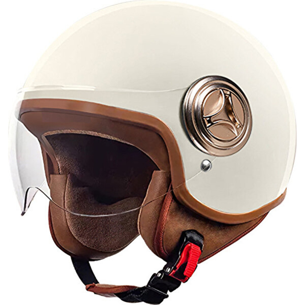 Weichuang Urbhanna 3c Sertifikalı Kask Kadın Erkek Açık Motosiklet Kaskı Yarım Kask Kış Sıcak ve Anti-Fogg Açık Kask (Yurt Dışından) - Beyaz Motorsiklet Kaskları Fiyatı