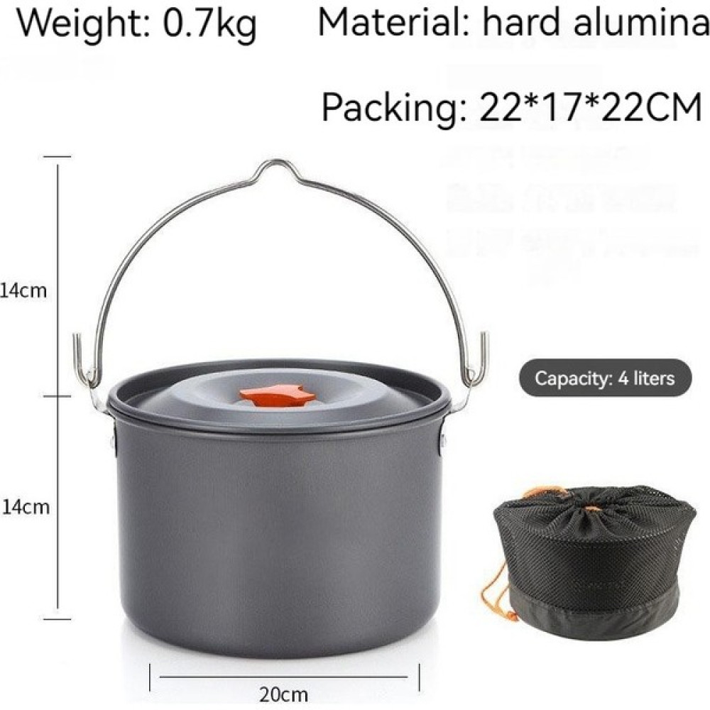 Weichuang Zx Strawberry Kamp Tava Çaydanlık Tencere Kamp Kupası Saklama Kabı Outdoor 4l Alüminyum Asılı Tencere (Yurt Dışından) Kamp Mutfağı Fiyatı
