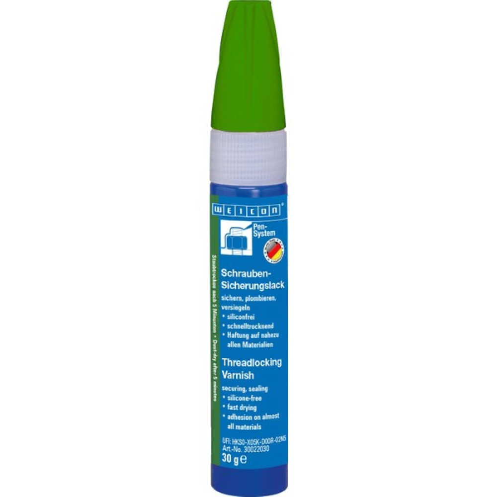 Weicon Garanti Mührü Mühürleme Verniği 30 G, Yeşil (Ral 6010) Nalburiye & Hırdavat Fiyatı