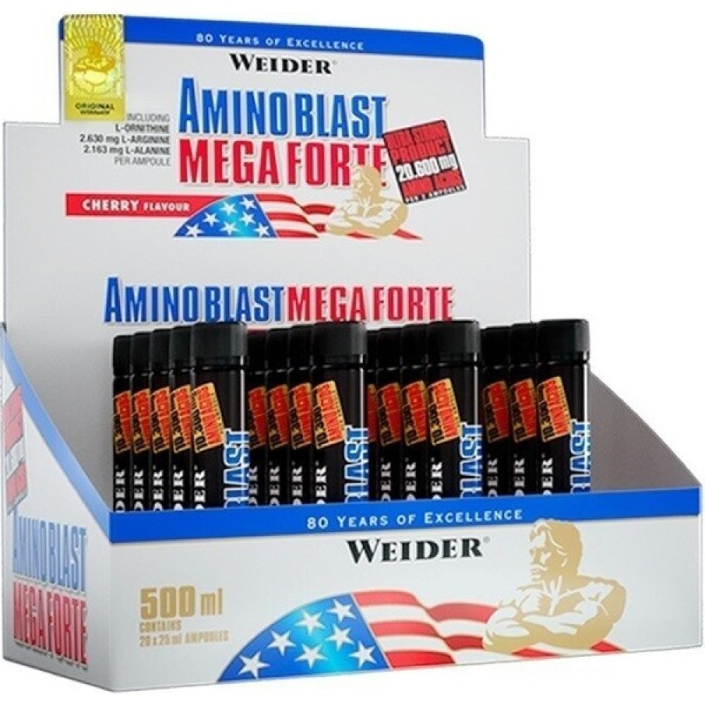 Weider Amino Liquid Mega Forte (13,900 mg/ampul - 20 ampul/kutu) Amino Asit Fiyatı