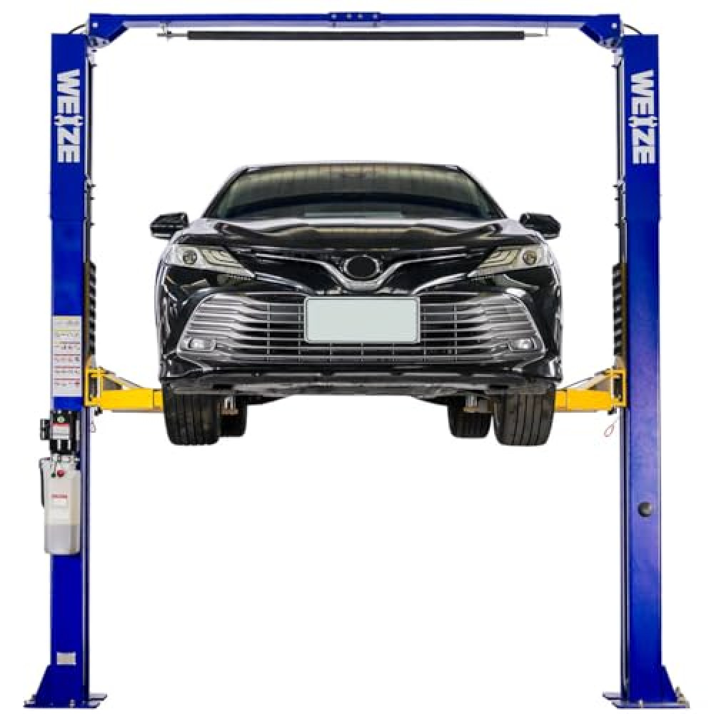WEIZE 10000lbs 2 Post Car Lift with Double Point Release,2 Post Overhead Auto Truck Tractor Lift for Repair Store