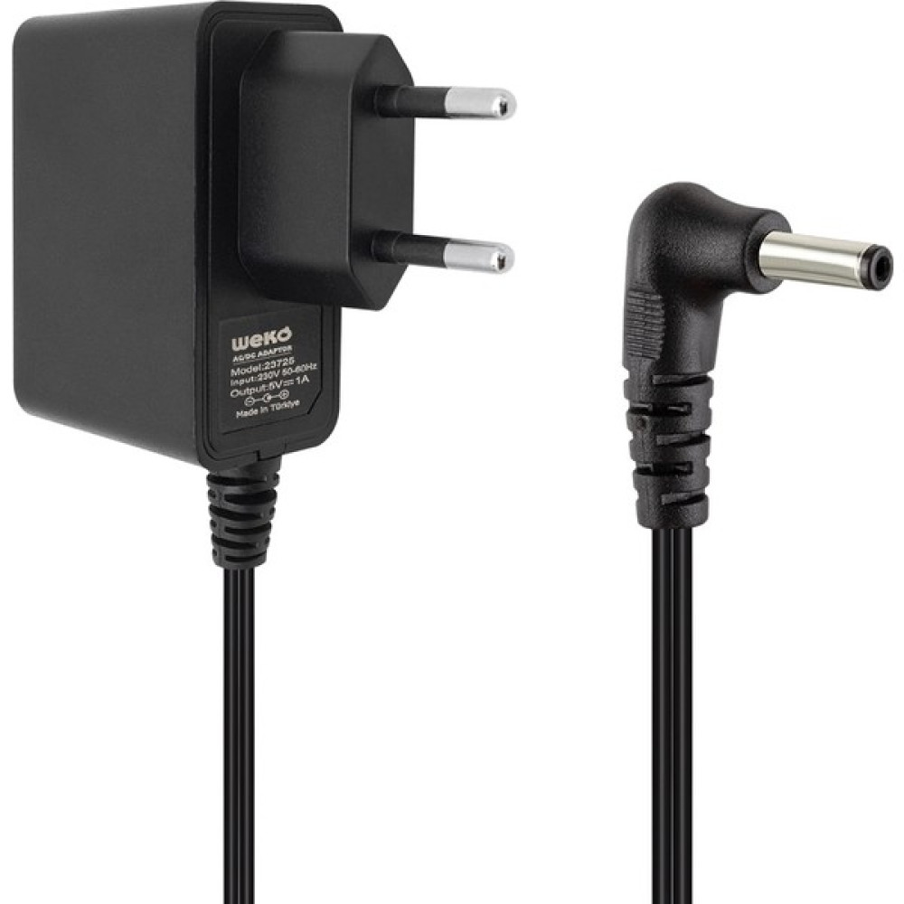 Weko 5 Volt - 2 Amper - 10 Watt 5.5*2.5 Uçlu Yerli Üretim Plastik Kasa Priz Tipi Adaptör 6544 Oto Boyaları Fiyatı