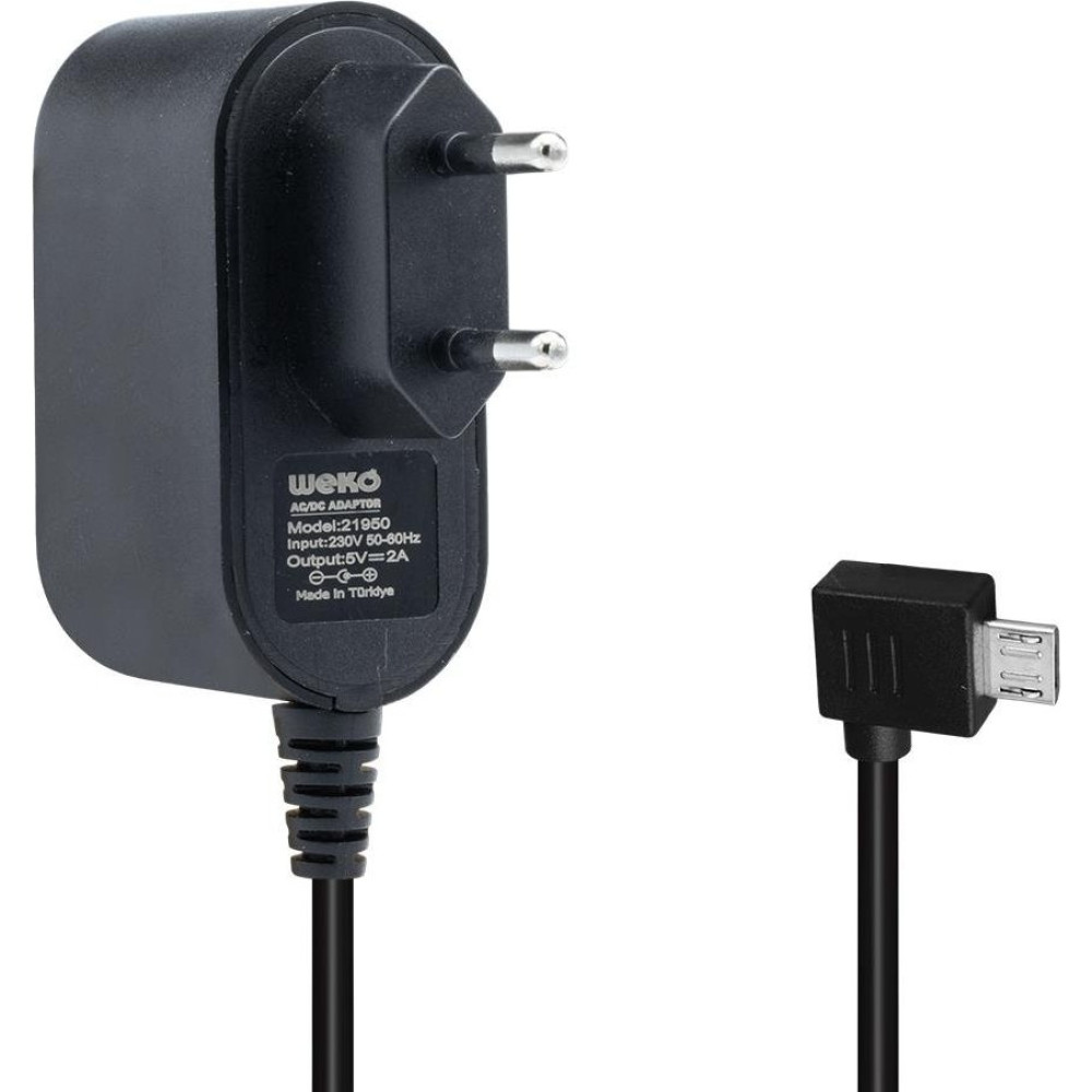 Weko 5 Volt - 2 Amper Mıcro USB Uç Yerli Üretim Tablet Adaptörü - Siyah Cep Telefonu Şarj Cihazı Fiyatı