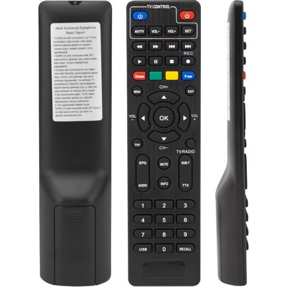 Weko Kr Sungate Sunplus Astra Falcon Full Hd Uydu Alıcı Kumandası Oto Boyaları Fiyatı