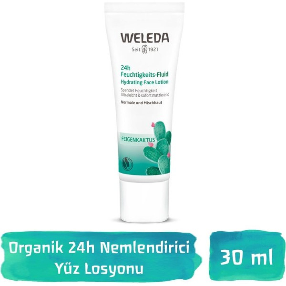 Weleda Cactus 24h Organik Nemlendirici Yüz Losyonu 30ml Nemlendiriciler Fiyatı