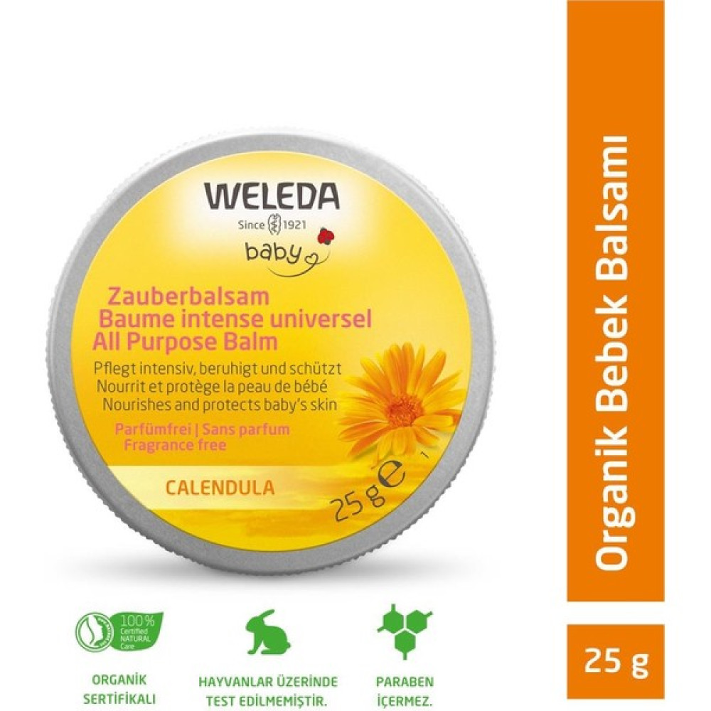 Weleda Calendula Organik Çok Amaçlı Balsam 25gr - Renkli Bebek Bakım Fiyatı