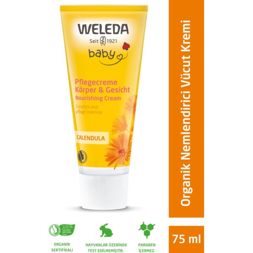 Weleda Calendula Organik Nemlendirici Vücut Kremi 75ml Pişik Önleyici Krem Fiyatı