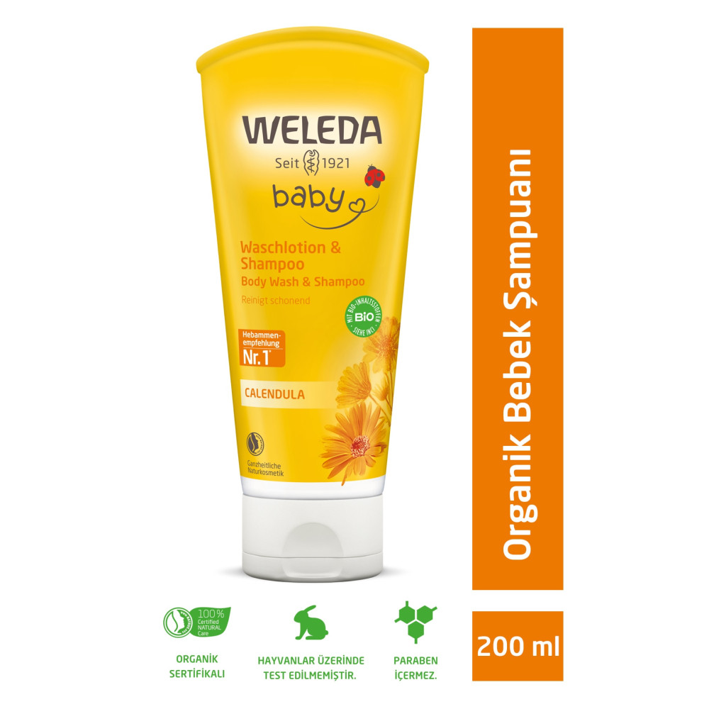 Weleda Calendula Organik Saç Ve Vücut Şampuanı 200 ml Bebek Şampuanı Fiyatı
