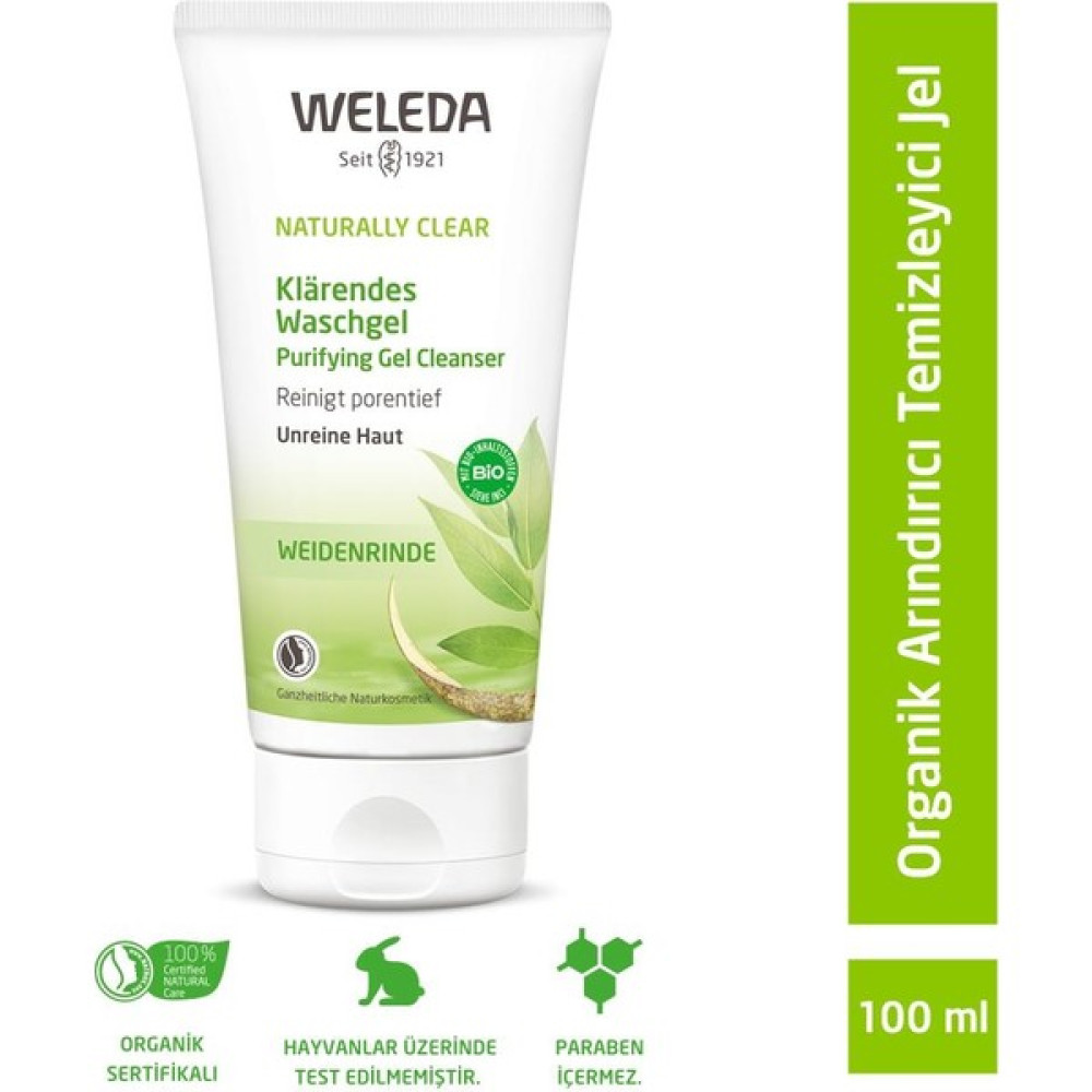 Weleda Naturally Clear Organik Arındırıcı Temizleyici Jel 100ml Cilt Temizleme ve Peeling Fiyatı