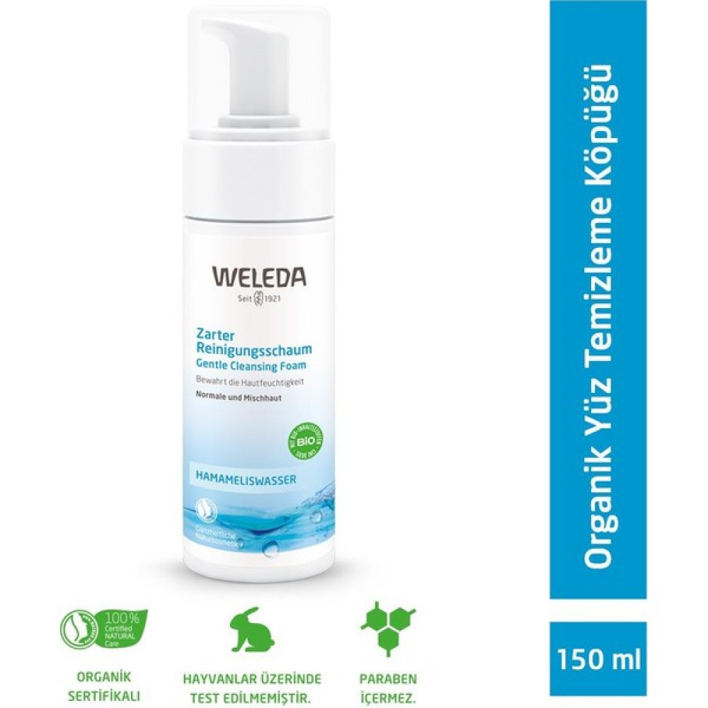 Weleda Organik Yüz Temizleme Köpüğü 150ml Cilt Temizleme ve Peeling Fiyatı