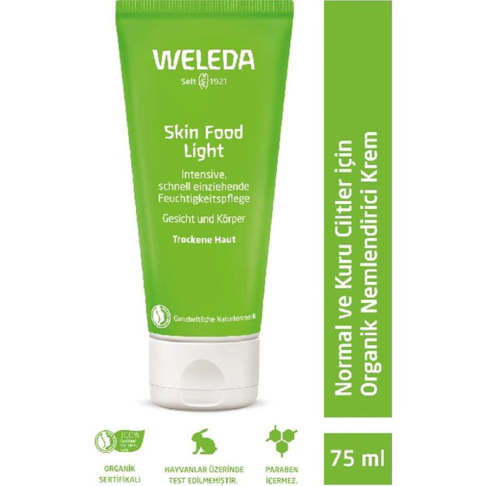 Weleda Skin Food Light Normal ve Kuru Ciltler Için Nemlendirici ve Besleyici Organik Bakım Kremi 75 ml Nemlendiriciler Fiyatı