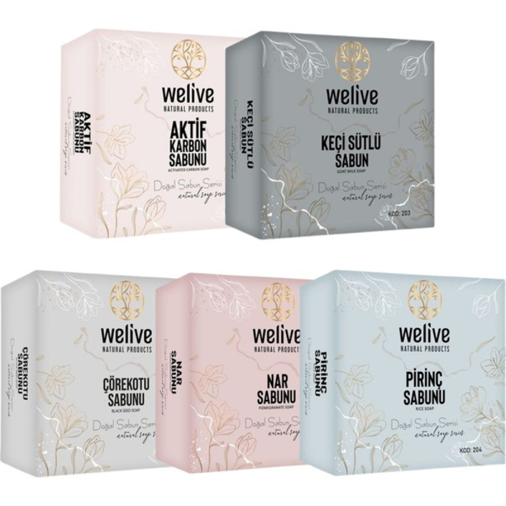 Welive Bitkisel Sabun Seti 5'li Oto Boyaları Fiyatı