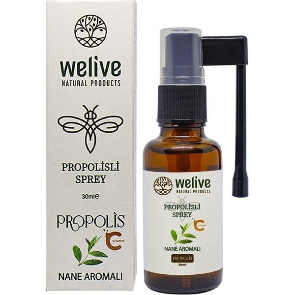 Welıve Propolis+C Vitamini+Nane Ağız Spreyi Ağız Gargara ve Spreyi Fiyatı