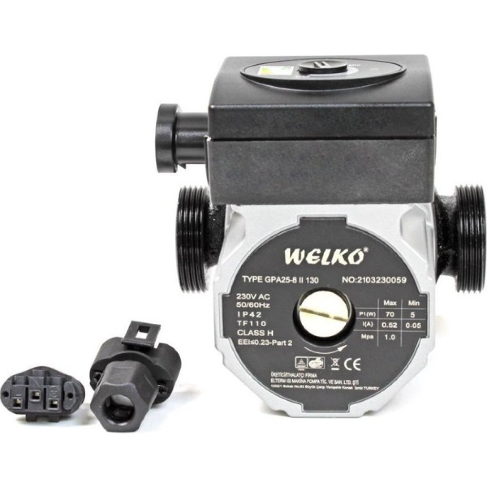Welko Gpa 25-8 130 mm 18-25.000 Kazan Için Frekans Konvertörlü Sirkülasyon Pompası 8 Mss 4,2 M3/h Su Motoru Fiyatı
