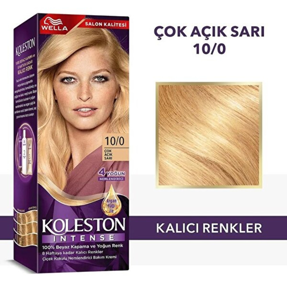 Wella Koleston Koleston Intense 10/0 Çok Açık Sarı Saç Boyası Saç Boyası Fiyatı