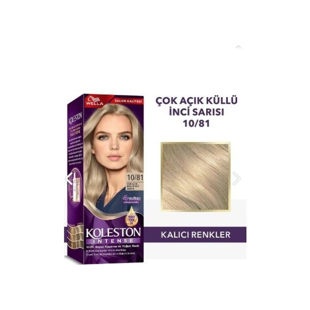 Wella Koleston Koleston Intense 10/81 Çok Açık Küllü Inci Sarısı Saç Boyası Saç Boyası Fiyatı