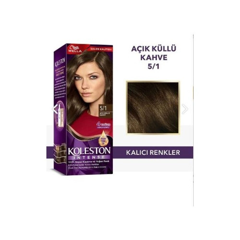 Wella Koleston Koleston Intense 5/1 Açık Küllü Kahve Saç Boyası Saç Boyası Fiyatı