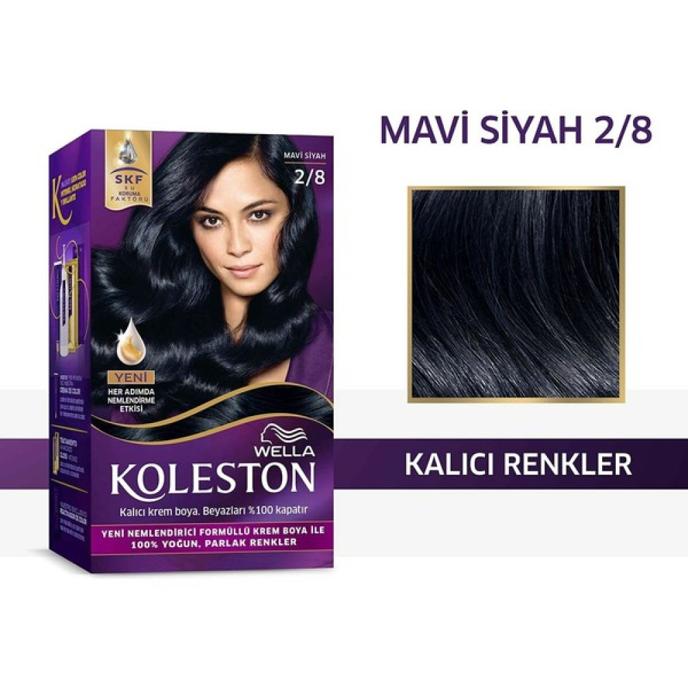 Wella Koleston Koleston Kit 2/8 Mavi Siyah Saç Boyası Fiyatı