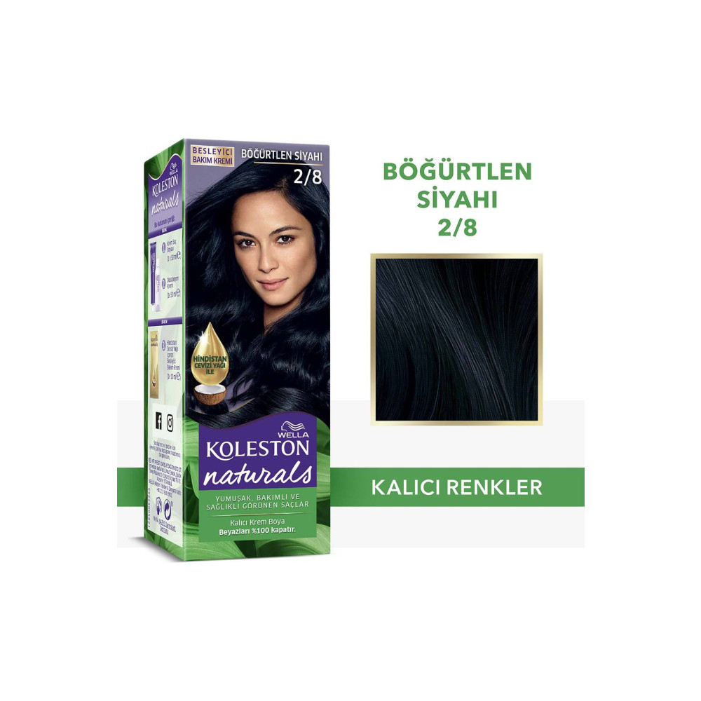 Wella Koleston Naturals Saç Boyası 2/8 Böğürtlen Siyahı Saç Boyası Fiyatı