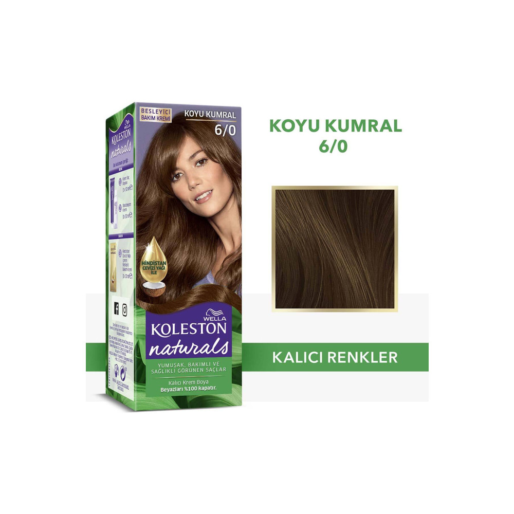 Wella Koleston Naturals Saç Boyası 6/0 Koyu Kumral Saç Boyası Fiyatı