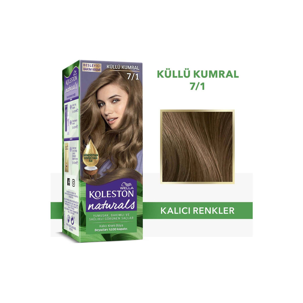 Wella Koleston Naturals Saç Boyası 7/1 Küllü Kumral Saç Boyası Fiyatı