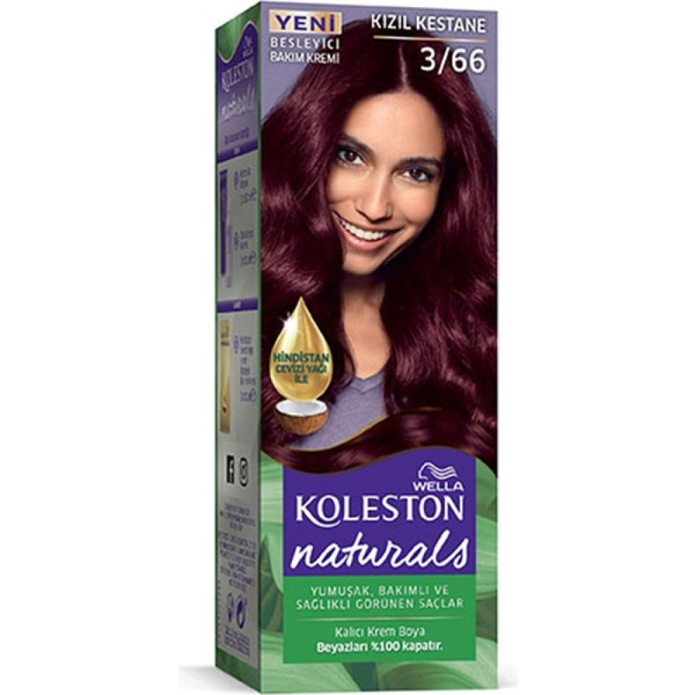 Wella Koleston Naturals Saç Boyası Kızıl Kestane 3/66 Saç Boyası Fiyatı