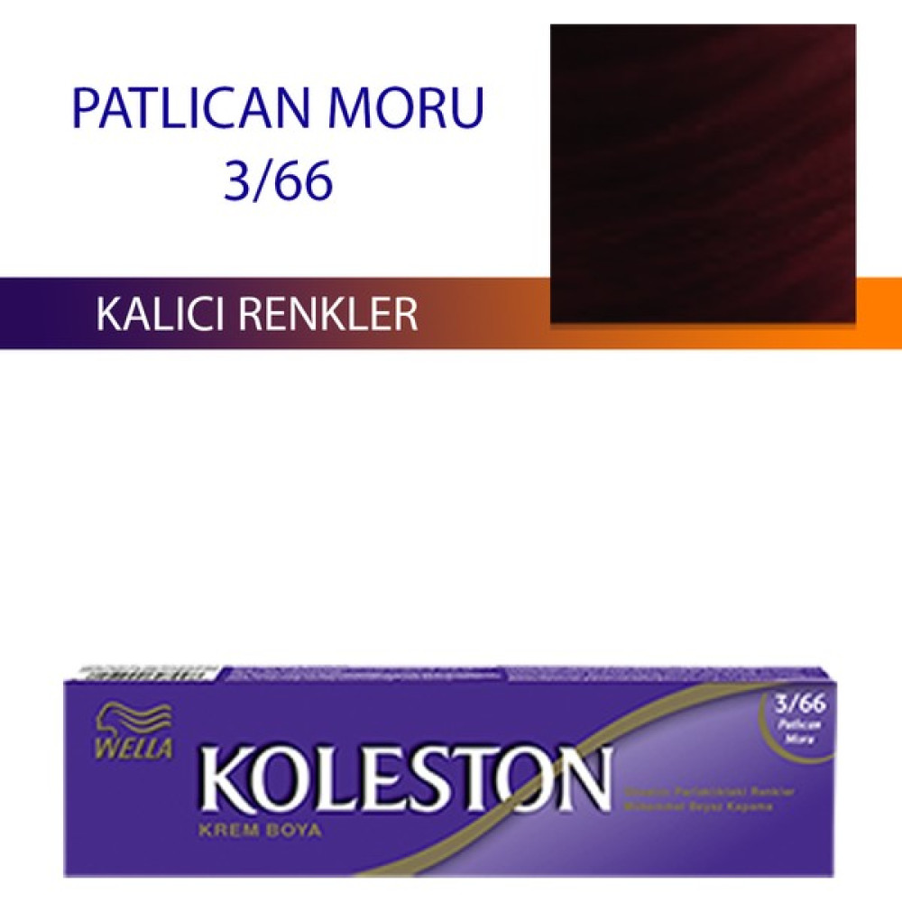 Wella Koleston Single Tüp Boya Saç Boyası Patlıcan Moru 3/66 Saç Boyası Fiyatı