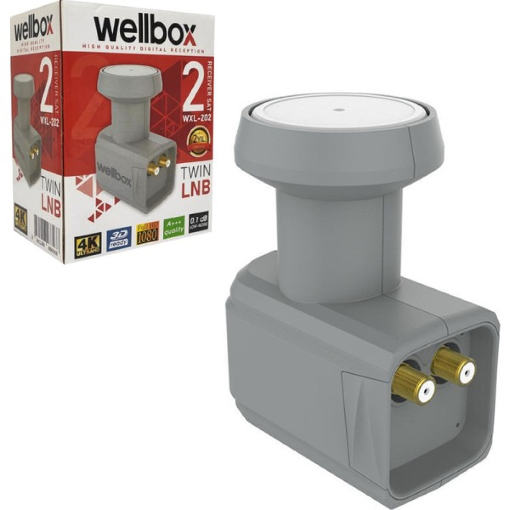 Wellbox Lnb Ikili (Twin) Gold 0.1db 3D 4K Wellbox WXL-202 Oto Boyaları Fiyatı