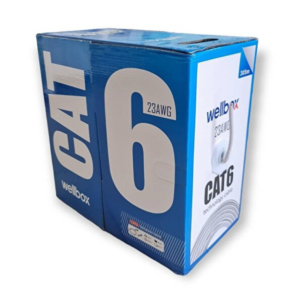 Wellbox UTP 23Awg Cat6 305 M Gri Network Kablosu Ağ / Network Kablosu Fiyatı