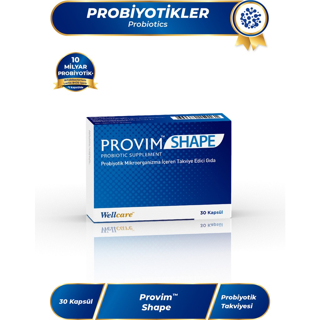 Wellcare Provim Shape 30 Kapsül Sporcu Besini & Supplementler Fiyatı